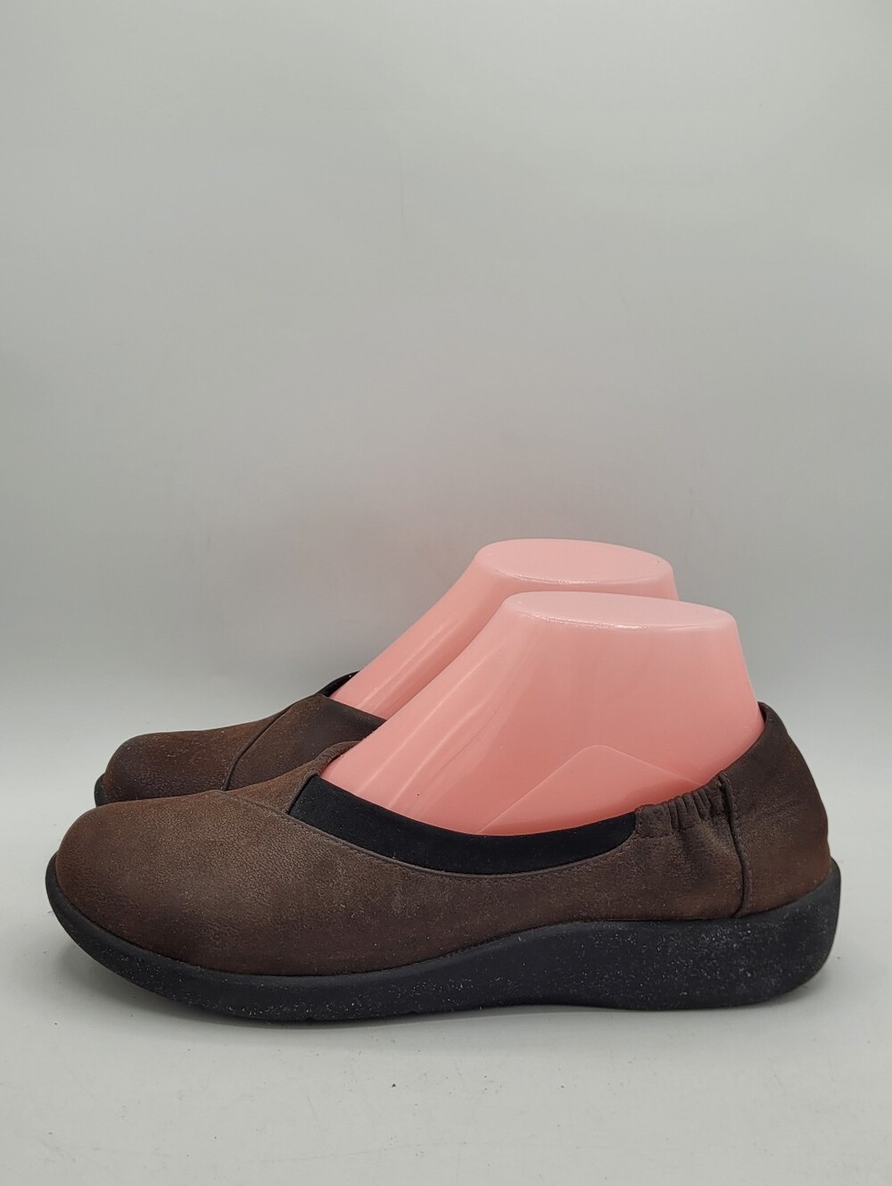 Clarks Sillian Jetay Brown slip-on flats Size 7 - Picture 8 of 16